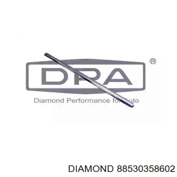 Молдинг двери передней левой Diamond/DPA 88530358602