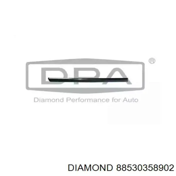 88530358902 Diamond/DPA молдинг двери задней правой верхний