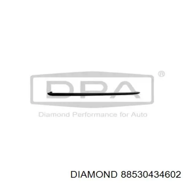 Накладка дверного порога внутренняя левая Diamond/DPA 88530434602