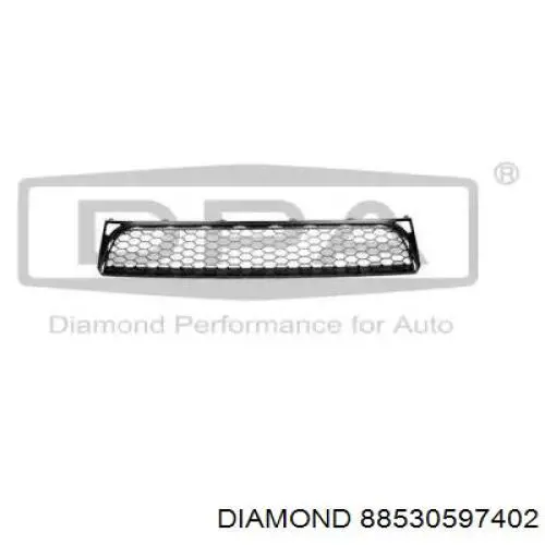 88530597402 Diamond/DPA решетка бампера переднего центральная