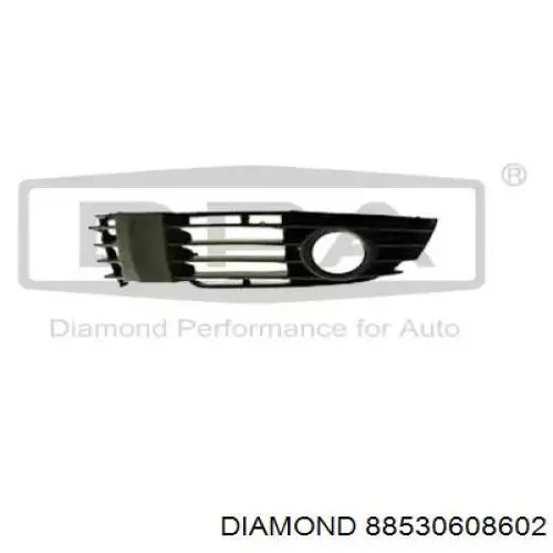 88530608602 Diamond/DPA заглушка (решетка противотуманных фар бампера переднего левая)