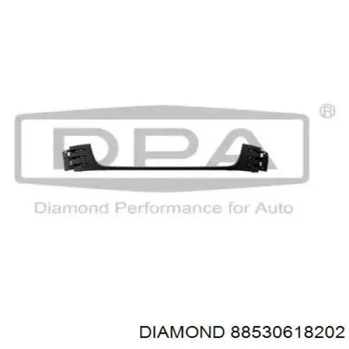 Накладка бампера переднего центральная Diamond/DPA 88530618202