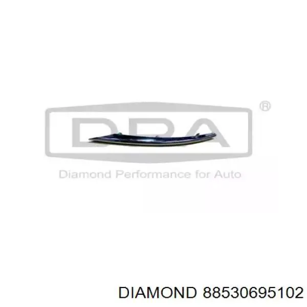 Молдинг бампера переднего левый 88530695102 Diamond/DPA