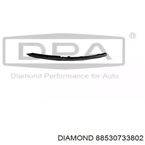 88530733802 Diamond/DPA молдинг бампера переднего левый