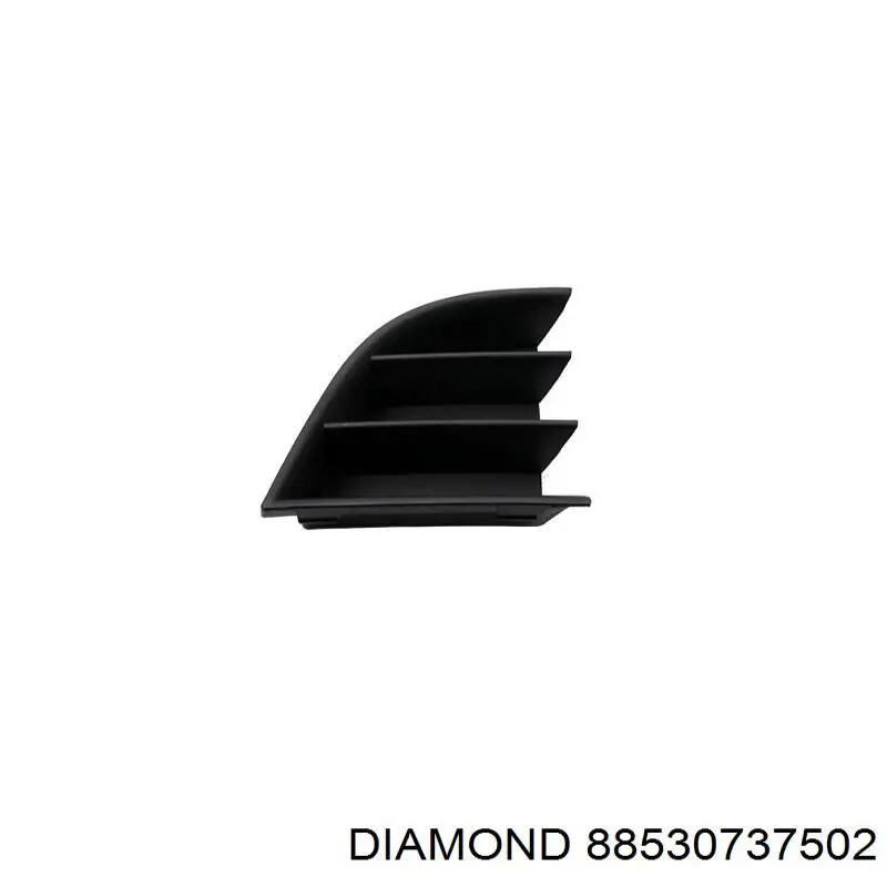 Решетка бампера переднего внутренняя левая Diamond/DPA 88530737502