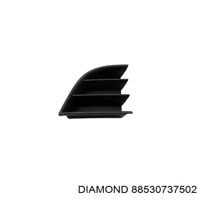 Купить 88530737502 Diamond/DPA Решетка бампера переднего внутренняя левая