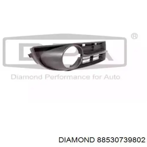 Решетка переднего бампера, левая Diamond/DPA 88530739802 цена, от 5.90 USD