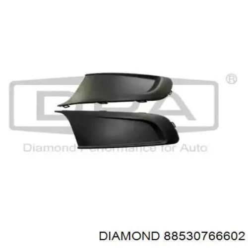 Заглушка, решетка противотуманных фар бампера переднего, правая Diamond/DPA 88530766602 цена, от 7.64 USD