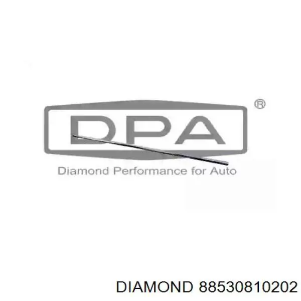 Молдинг двери передней правой верхний Diamond/DPA 88530810202