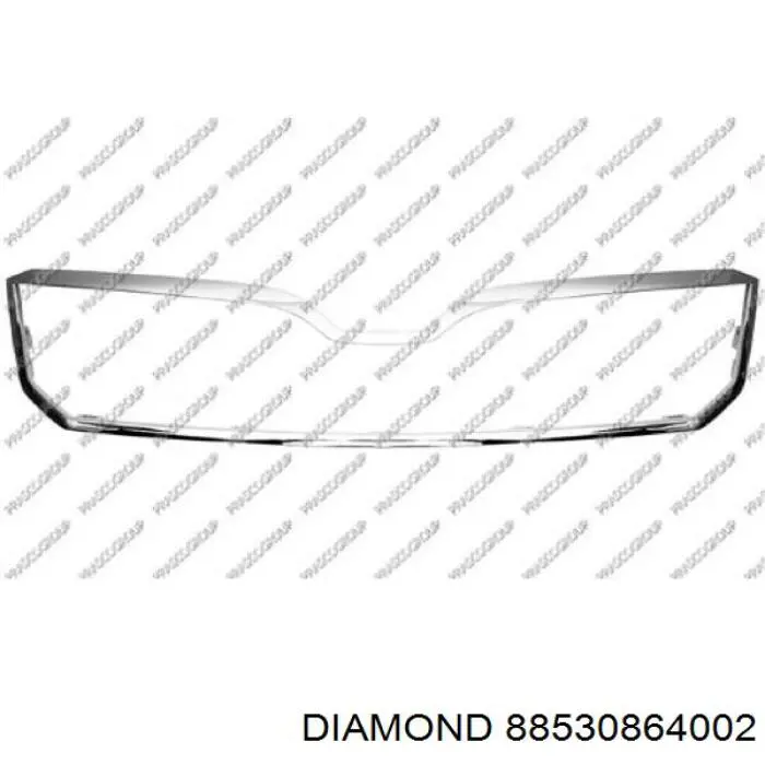 Купить 88530864002 Diamond/DPA Решетка радиатора
