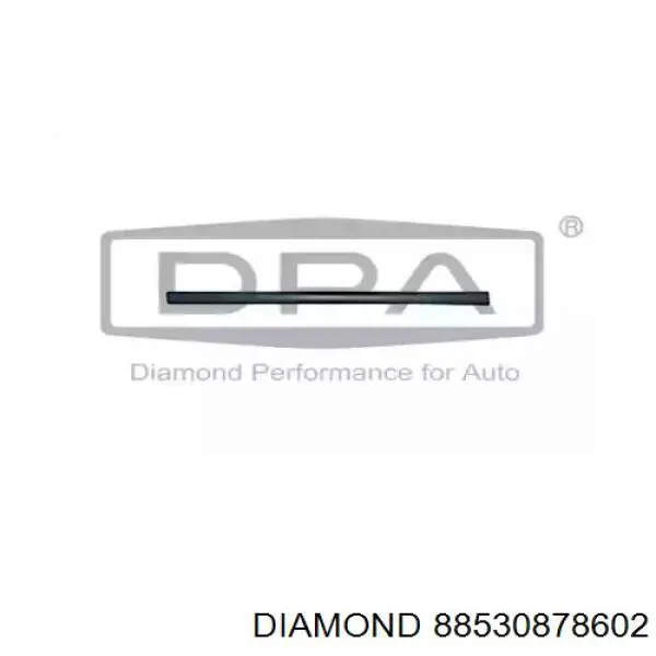 Молдинг двери передней левой Diamond/DPA 88530878602