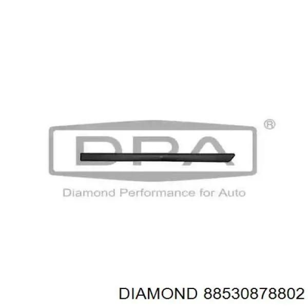 88530878802 Diamond/DPA moldura da porta traseira esquerda