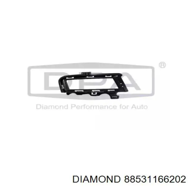 88531166202 Diamond/DPA Передний правый клык бампера