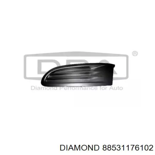 88531176102 Diamond/DPA Заглушка ПТФ бампера переднего правая