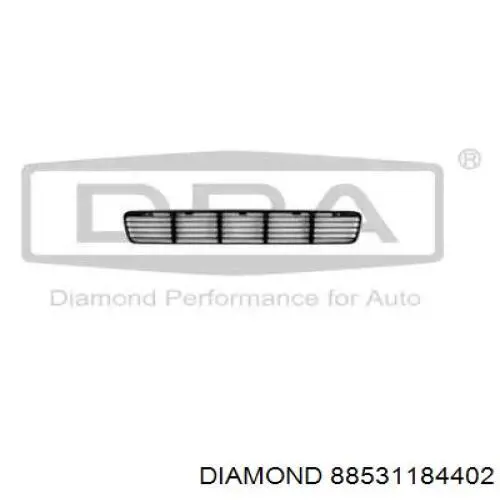 88531184402 Diamond/DPA решетка бампера переднего