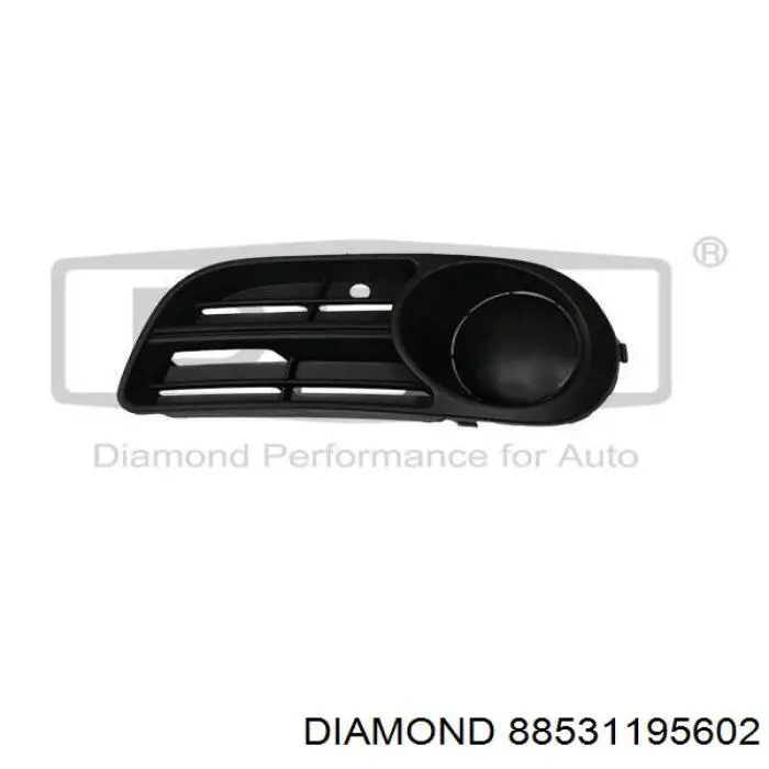 Решетка бампера переднего внутренняя левая Diamond/DPA 88531195602