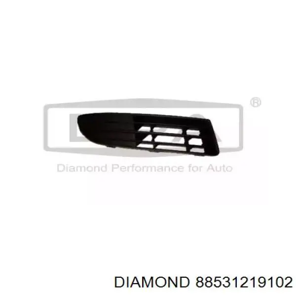 88531219102 Diamond/DPA заглушка (решетка противотуманных фар бампера переднего правая)