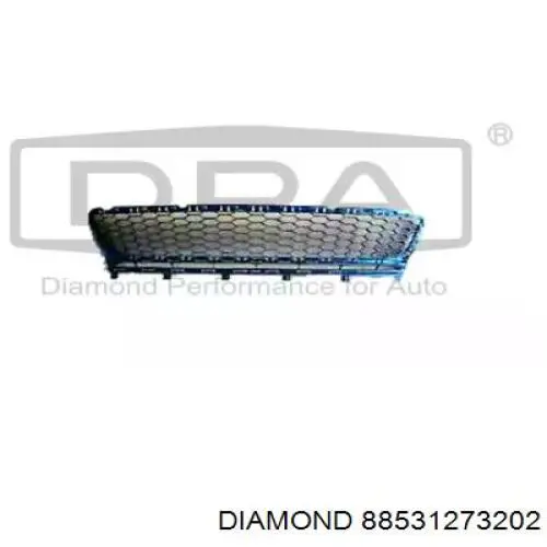 88531273202 Diamond/DPA Центральная решетка переднего бампера
