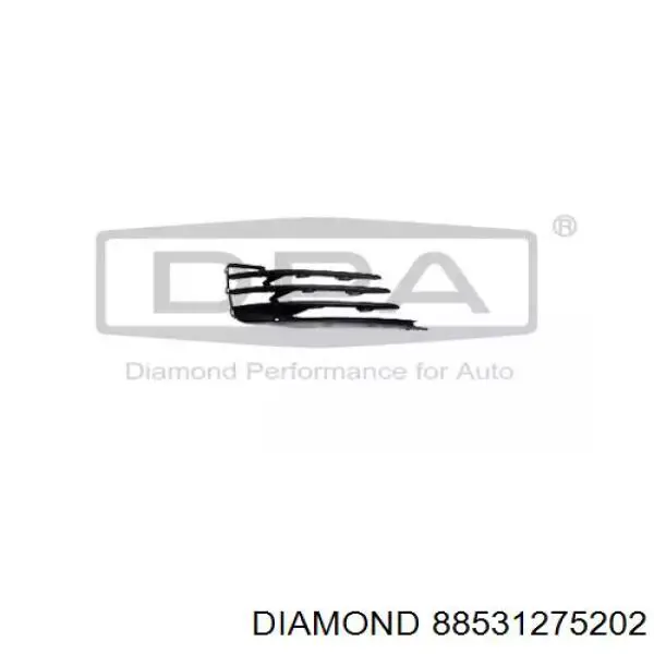 Решетка бампера переднего правая 88531275202 Diamond/DPA