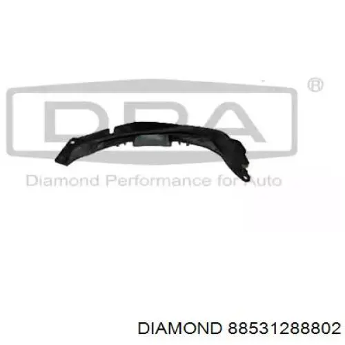 88531288802 Diamond/DPA guarda-barras esquerdo dianteiro do pára-lama dianteiro