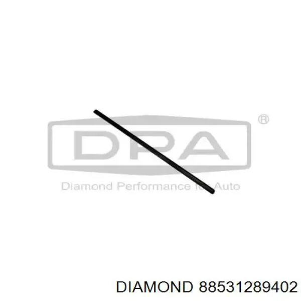 Молдинг двери передней левой Diamond/DPA 88531289402