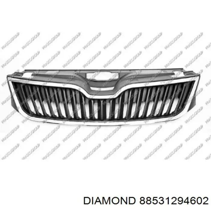 Решетка бампера переднего центральная Polcar 69B127 цена, от 11.27 USD