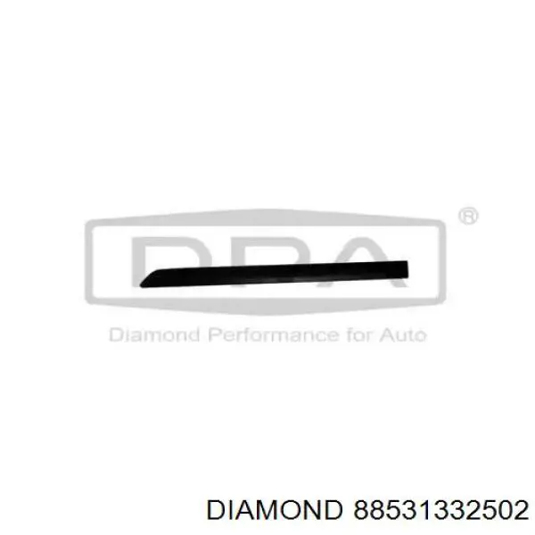 Молдинг двери передней левой Diamond/DPA 88531332502