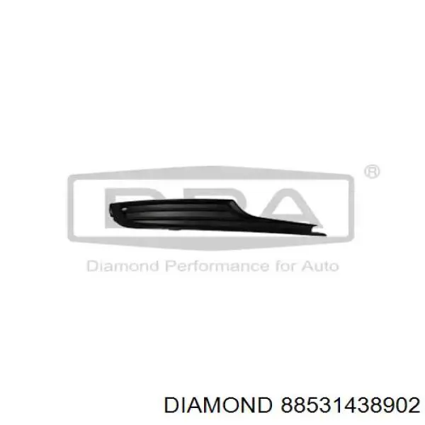 Решетка бампера переднего правая нижняя Diamond/DPA 88531438902