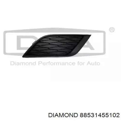 88531455102 Diamond/DPA Заглушка ПТФ бампера переднего правая