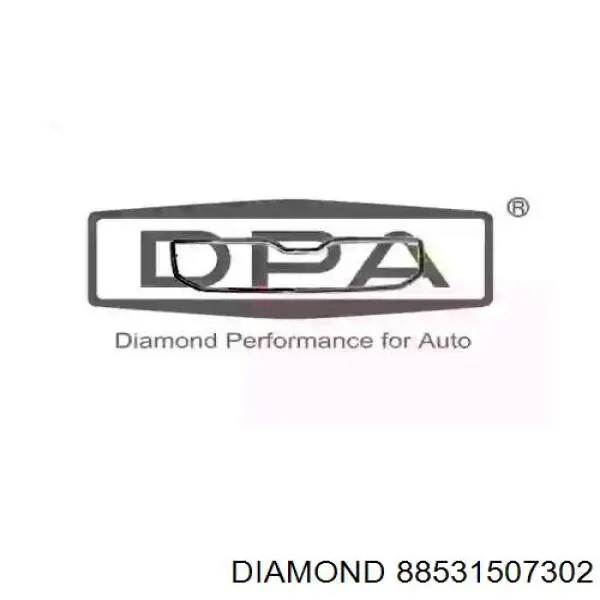 Молдинг решетки радиатора 88531507302 Diamond/DPA