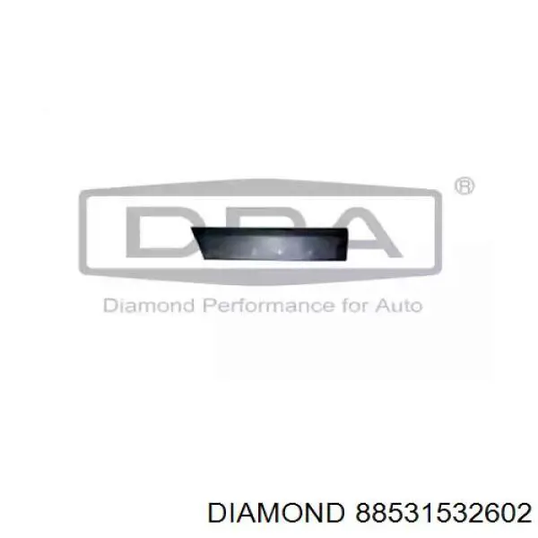 Молдинг двери передней правой нижний Diamond/DPA 88531532602