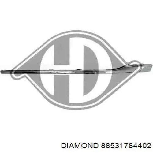 Молдинг бампера заднего центральный Diamond/DPA 88531784402 цена, от 15.56 USD