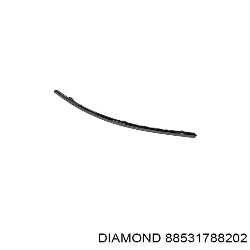 88531788202 Diamond/DPA молдинг бампера переднего левый
