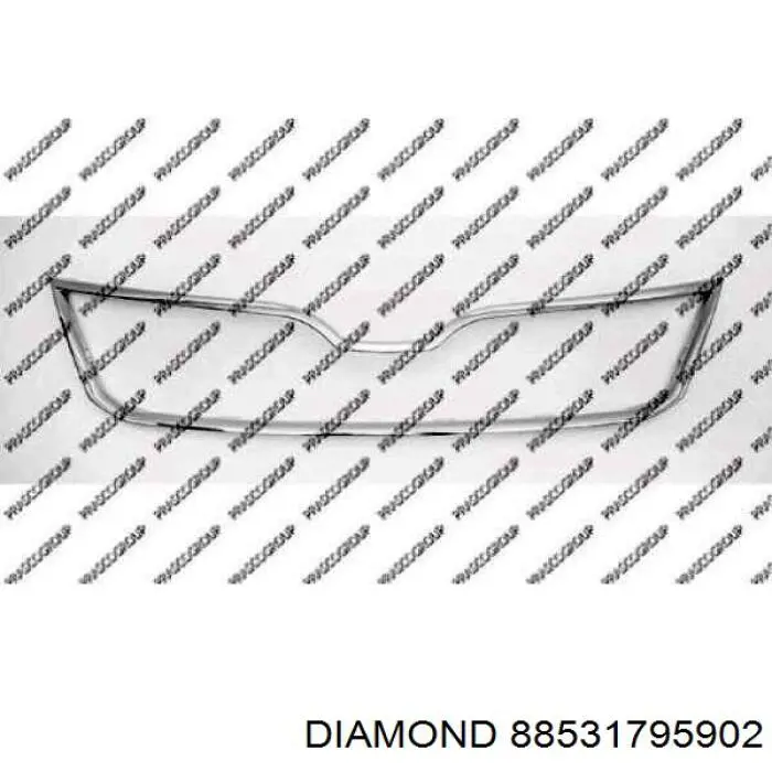 Купить 88531807602 Diamond/DPA Решетка радиатора