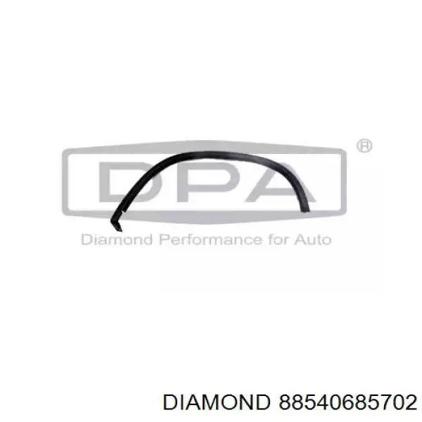 88540685702 Diamond/DPA Расширитель (накладка) арки заднего крыла левый