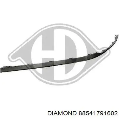 88541791602 Diamond/DPA молдинг бампера переднего левый