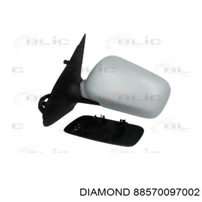 Наружное зеркало правое Diamond/DPA 88570097002 цена, от 12.67 USD
