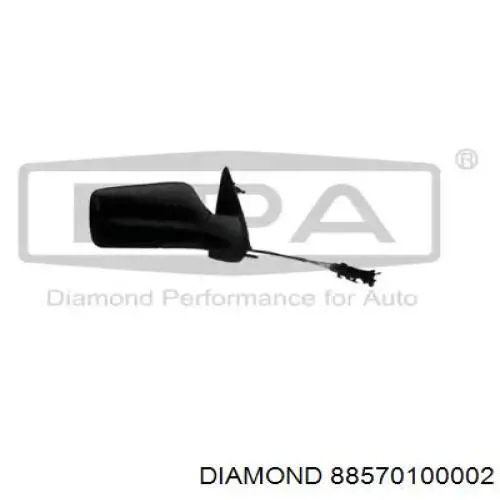 88570100002 Diamond/DPA накладка (крышка зеркала заднего вида правая)