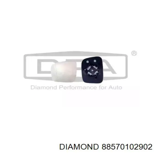 Купить 88570102902 Diamond/DPA Стекло правого зеркала заднего вида