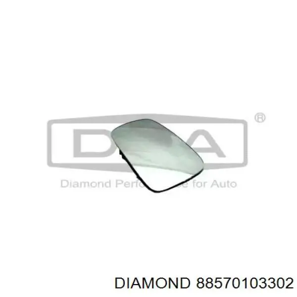 81033 Diamond/DPA зеркальный элемент зеркала заднего вида правого