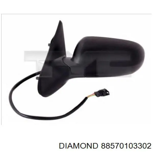 Купить 88570103302 Diamond/DPA Стекло правого зеркала заднего вида