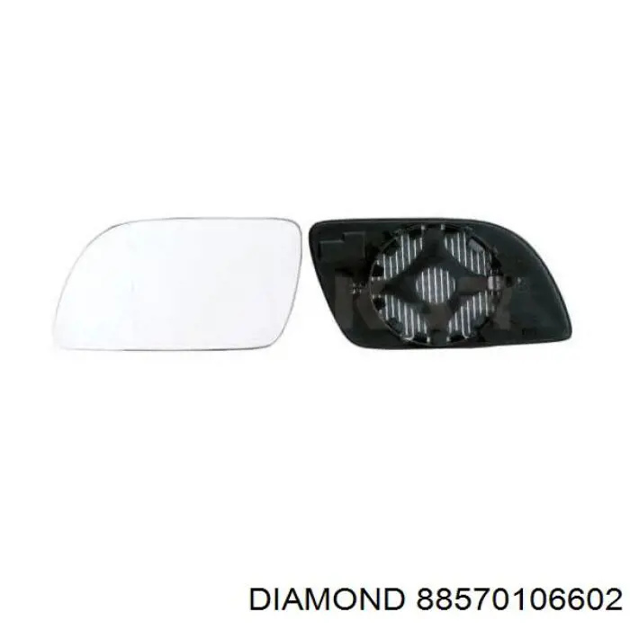 Купить 88570106602 Diamond/DPA Боковое зеркало заднего вида правое