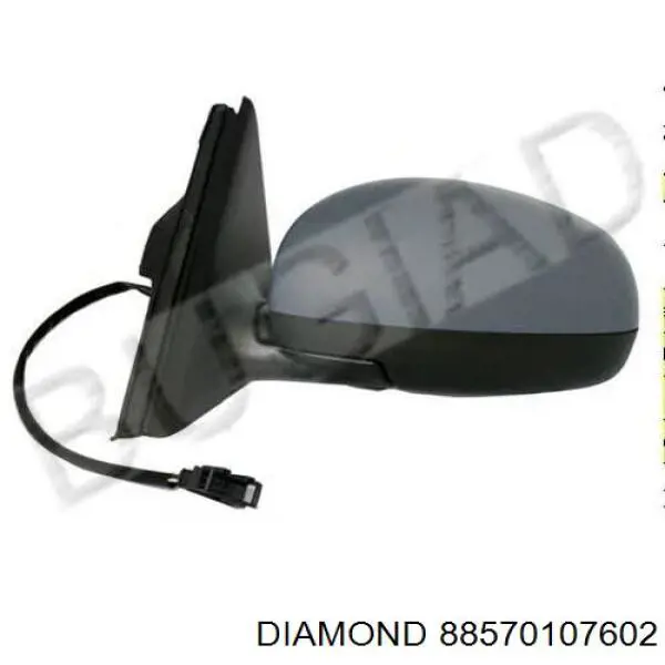 Зеркало заднего вида, левое Diamond/DPA 88570107602 цена, от 24.24 USD