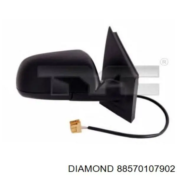 Cristal De Espejo Retrovisor Exterior Izquierdo 88570107902 Diamond/DPA