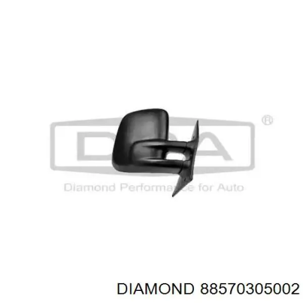 Правое боковое зеркало 88570305002 Diamond/DPA