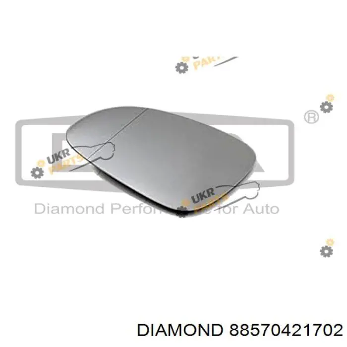 Cristal De Espejo Retrovisor Exterior Izquierdo 88570421702 Diamond/DPA