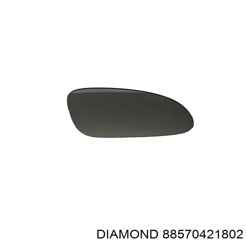 Стекло зеркала заднего вида, правого Diamond/DPA 88570421802 цена, от 7.52 USD