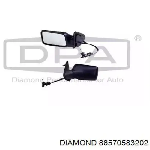 88570583202 Diamond/DPA корпус зеркала заднего вида левого