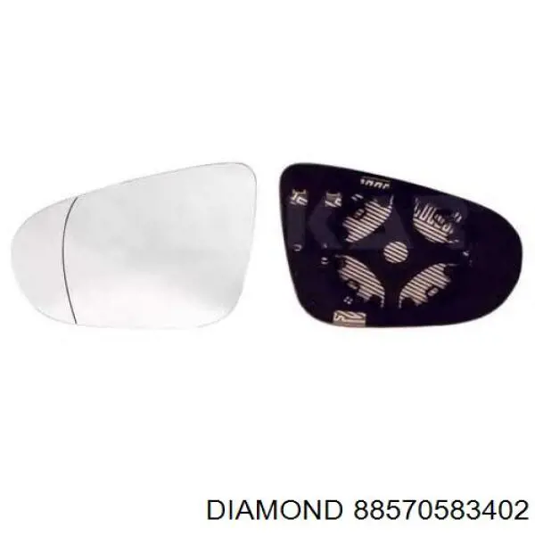 Зеркало заднего вида левое DIAMOND 88570583402