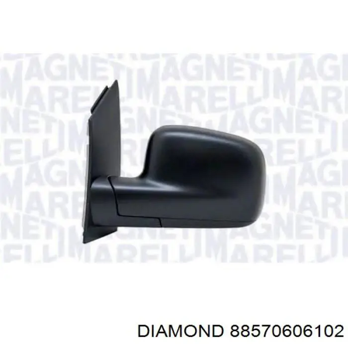 Купить 88570606102 Diamond/DPA Накладка/крышка зеркала заднего вида, правая
